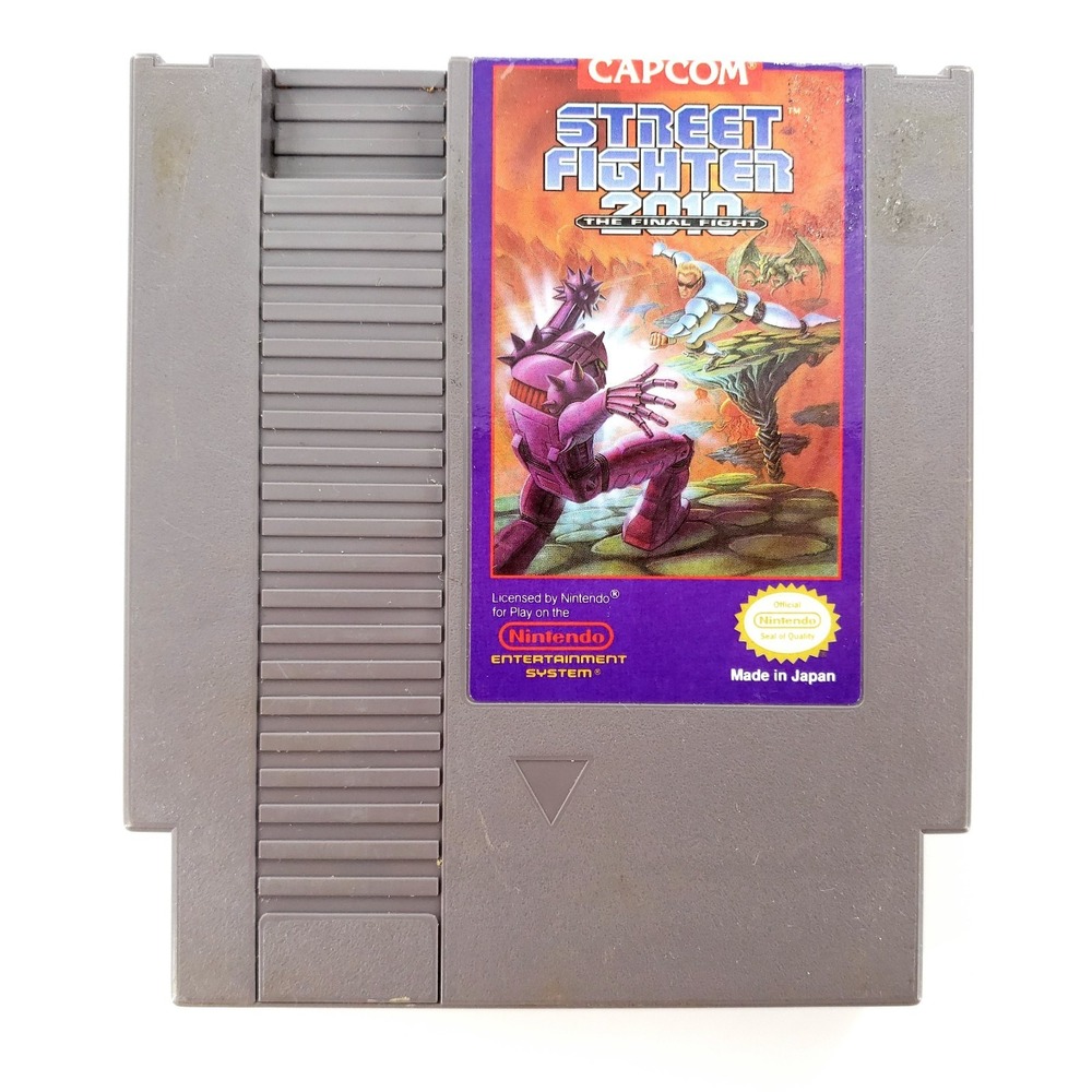 Street Fighter 2010: The Final Fight Nintendo NES Authentic Cart Only Tested